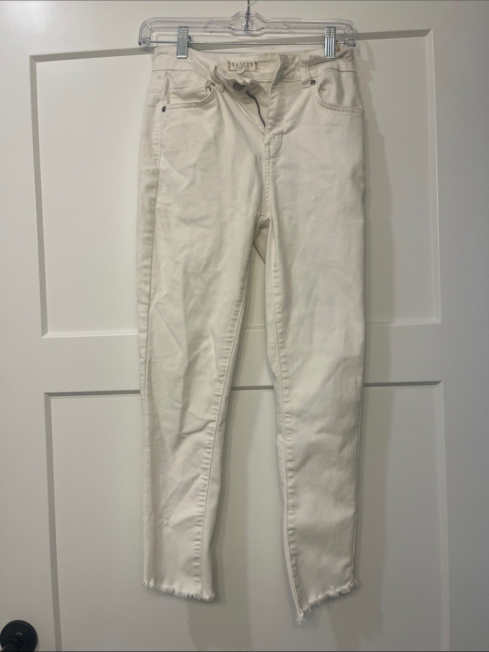 Harper high-Rise White Skinny Jeans size 25